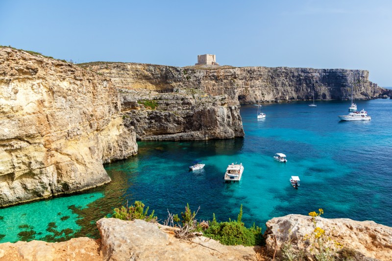 Wyspa Comino i Blue Lagoon na Malcie